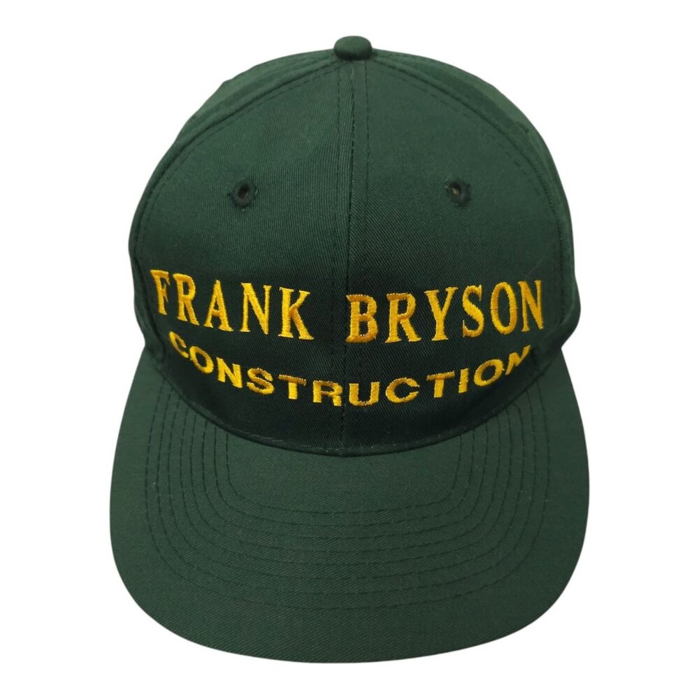 Frank Bryson Construction Snapback Cap Trucker Em… - image 1